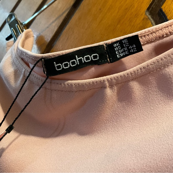 Boohoo Plus Angel Asymmetric Dress Size AU 16 $18 💗 - Picture 3 of 9